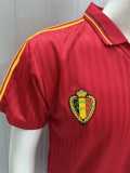 1990 Belgium Home Retro Soccer jersey