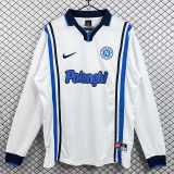 1997/98 Napoli Away Retro Long Sleeve Soccer jersey