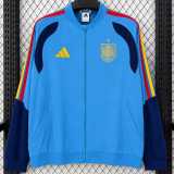 2026 Spain Light blue Windbreaker