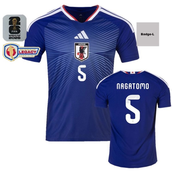 2026 Japan Home World Cup Legacy Nagatomo  #5 Fans Soccer jersey