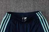 2026 Germany Light Green Kids Half Pull Tracksuit