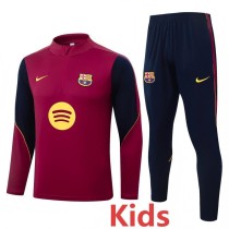 2026/27 BAR Brown Kids Half Pull Tracksuit