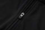 2026/27 Man Utd Black Kids Half Pull Tracksuit