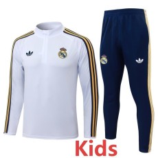 2026/27 R MAD White Kids Half Pull Tracksuit