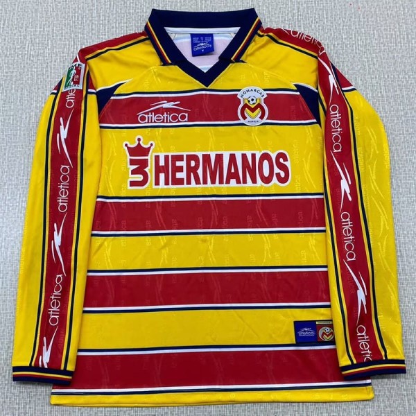 1999/00 Monarcas Morelia Home Retro Long Sleeve Soccer jersey