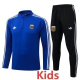 2026 Argentina Kids Half Pull Tracksuit