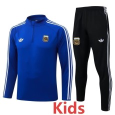 2026 Argentina Kids Half Pull Tracksuit