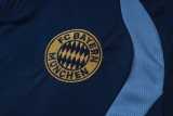 2026/27 Bayern Royal blue Kids Half Pull Tracksuit