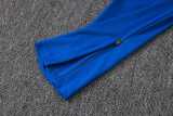 2026 France Blue Kids Half Pull Tracksuit