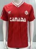 1986 Canada Home Retro Soccer jersey