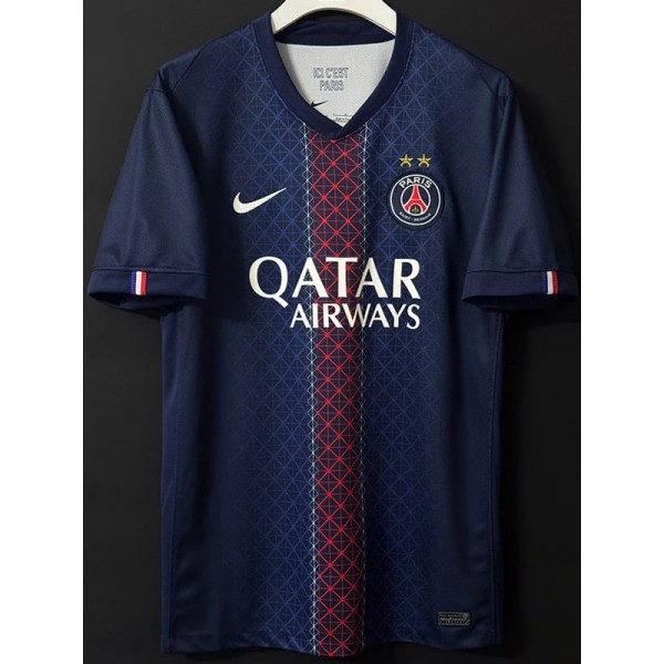2025/26 PSG Home With 2 Stars Fans Soccer jersey