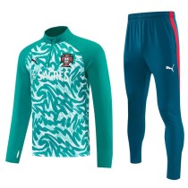 2026 Portugal Green Half Pull Tracksuit