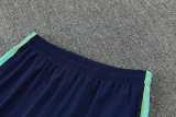 2026 Brazil Blue Half Pull Tracksuit