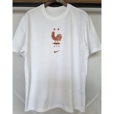 2026 France T-Shirt White Sport Swear