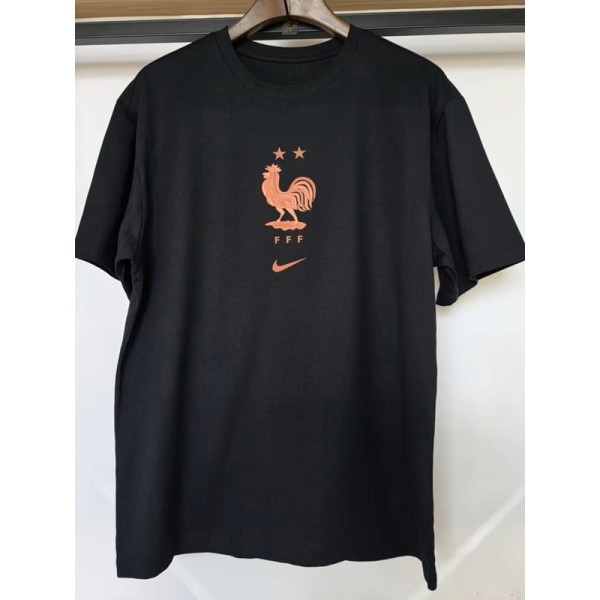 2026 France T-Shirt Black Sport Swear