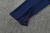 2026 Brazil Blue Half Pull Tracksuit