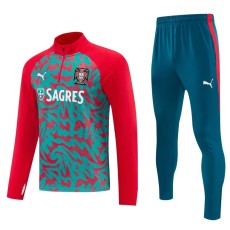 2026 Portugal Red Half Pull Tracksuit