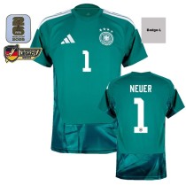 2026 Germany GKG Green World Cup Legacy Neuer #1 Fans Soccer jersey