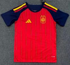 Copy 2026 Spain Home Red 2 Stars Fans Soccer jersey