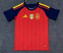 2026 Spain Home With 2 Stars Fans Soccer jersey