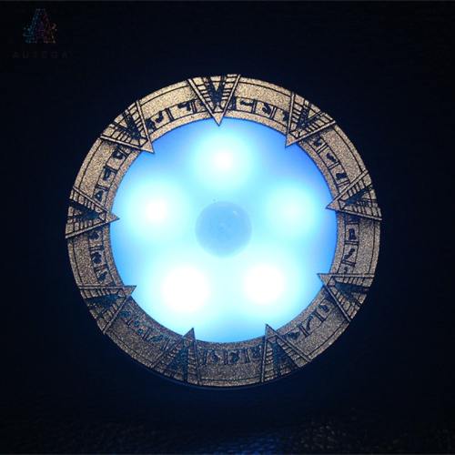 LARGE Human Body Induction Stargate Night Light Strong Magnetic Led Refrigerator Sticker