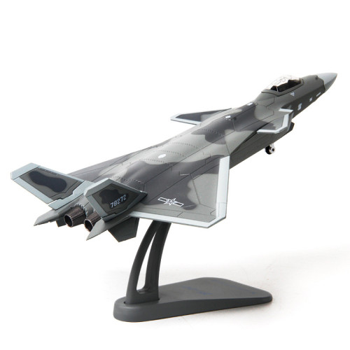 PLA Fighter Model1:100 J-20 Stealth Fighter (VYRON) Camouflage Paint Version  Alloy Model