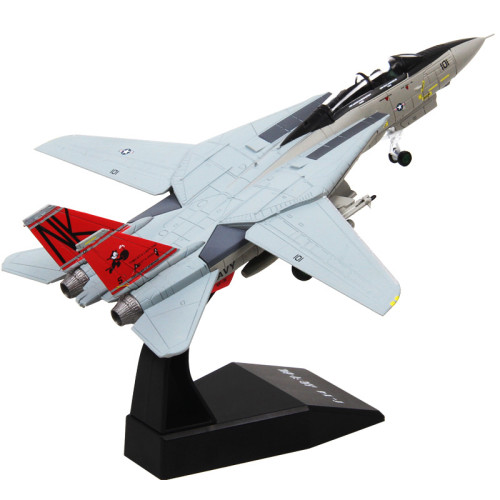 Classic Fighter Model 1:100 American F-14 Tomcat Heavy Carrier Aircraft Alloy Model