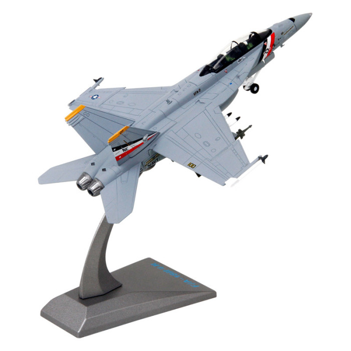 Classic Fighter Model  1:100 American Hornet F-18 Two-seater Carrier-based Fighter Alloy Model