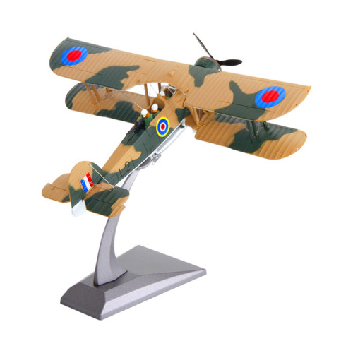 Classic Fighter Model  1:72 British Swordfish Torpedo Attack Aircraft World War II Classic Fighter Alloy Model