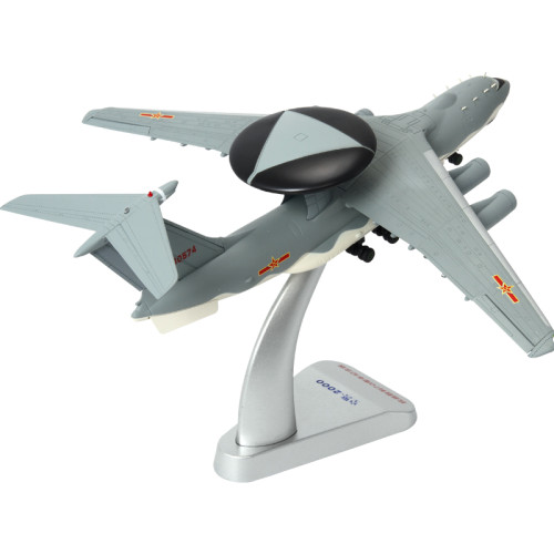 Classic Model Fighter   1: 130 KJ-2000 (Xian KJ-2000) Mainring Airborne Early Warning (AEW) Diecast Airplanes Military Display Model Aircraft for Collection