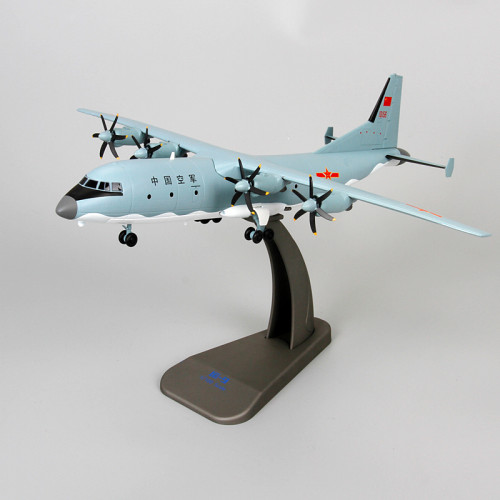 Classic Model Fighter   1: 100 Y-9(Shaanxi Y-9 ) Medium-range Transport Aircraft  Diecast Airplanes Military Display Model Aircraft for Collection