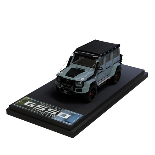 1:64 Mercedes-Benz BRABUS G550 Air Force Gray Painting Regular Edition Classic Modified Model Vehicle Alloy Model