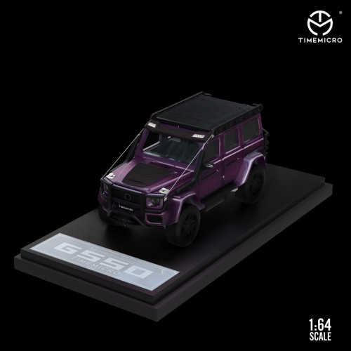 1:64 Mercedes-Benz BRABUS G550 Star Purple Painting Normal Edition Classic Modified Model Vehicle Alloy Model