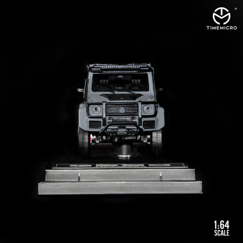 1:64 Mercedes-Benz BRABUS G550 Air Force Gray Painting Hardcover Edition Classic Modified Model Vehicle Alloy Model