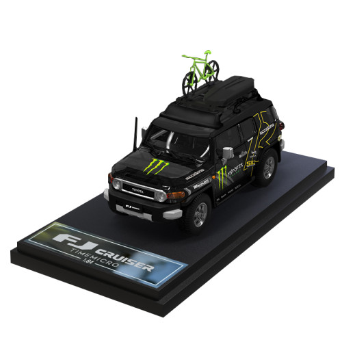 1:64 TOYOTA FJ CRUISER Monster Energy   Painting  Normal Edition Classic Modified Model Vehicle Alloy Model