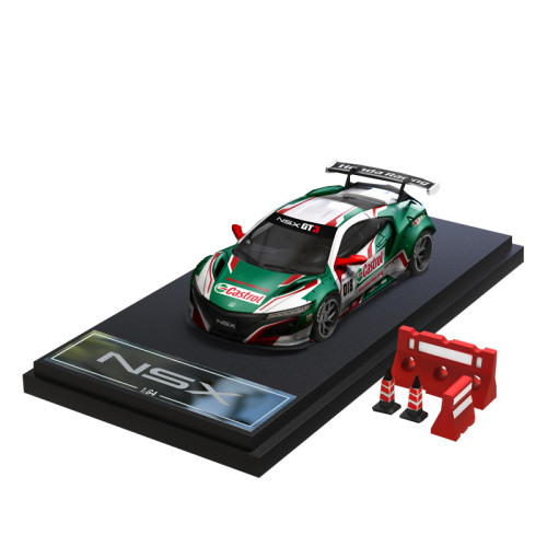 1:64 Honda NSX Castrol  Painting Normal Edition Classic Modified Model Vehicle Alloy Model