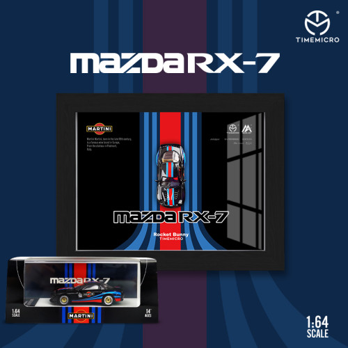 Artbox with 1:64 Mazda RX-7，Martini Black