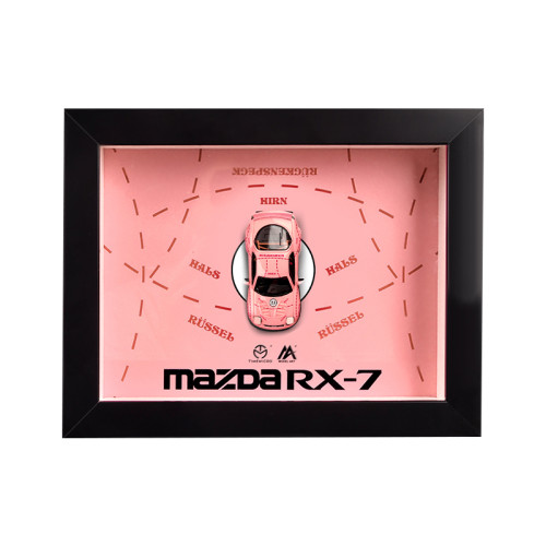 Artbox with 1:64 Mazda RX-7 PINK PIG Refitted ,Pink