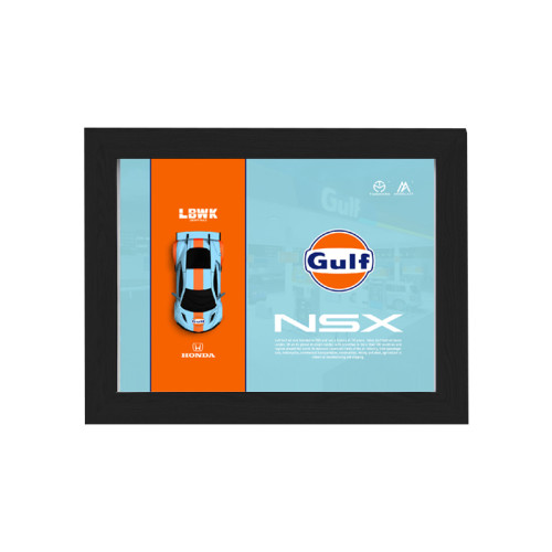 Artbox with 1:64 Honda NSX, Gulf Theme
