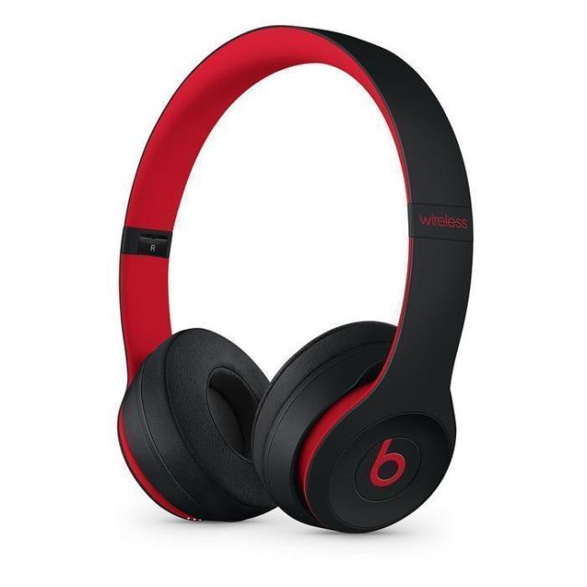Beats Solo3 Wireless On-Ear Headphones - Black-Red