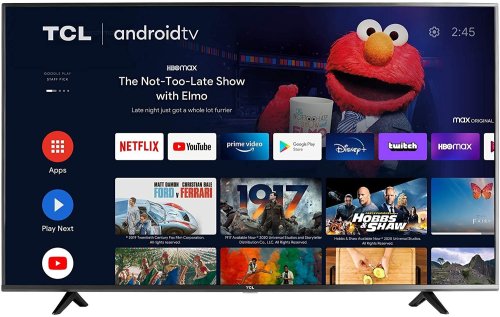 TCL 50-inch Class 4-Series 4K UHD HDR Smart Android TV - 50S434, 2021 Model
