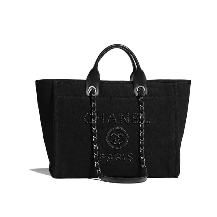 US$ 270.00 - Chanel Deauville Pearl Canvas Tote Bags - www.dhrryhj.shop