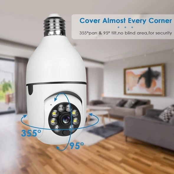 【50%OFF】Wireless Wifi Light Bulb Camera Security Camera