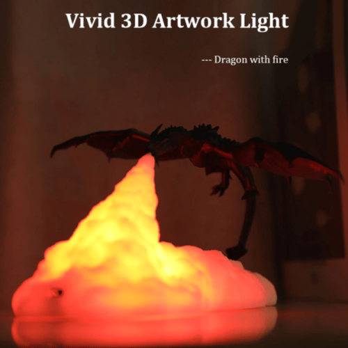 3D LED Realistic Dragon Lamp Night Light OFFER