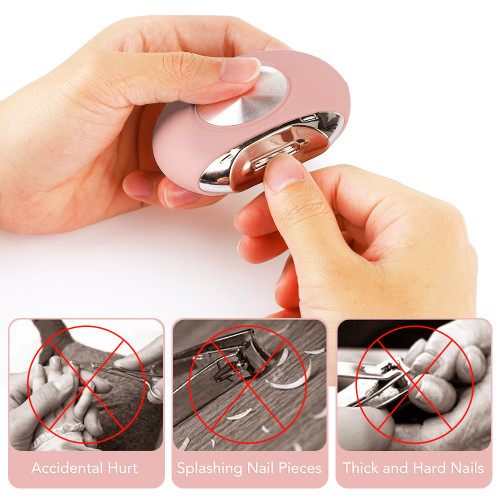 Automatic Electric Straight Acrylic Finger Nail Clipper