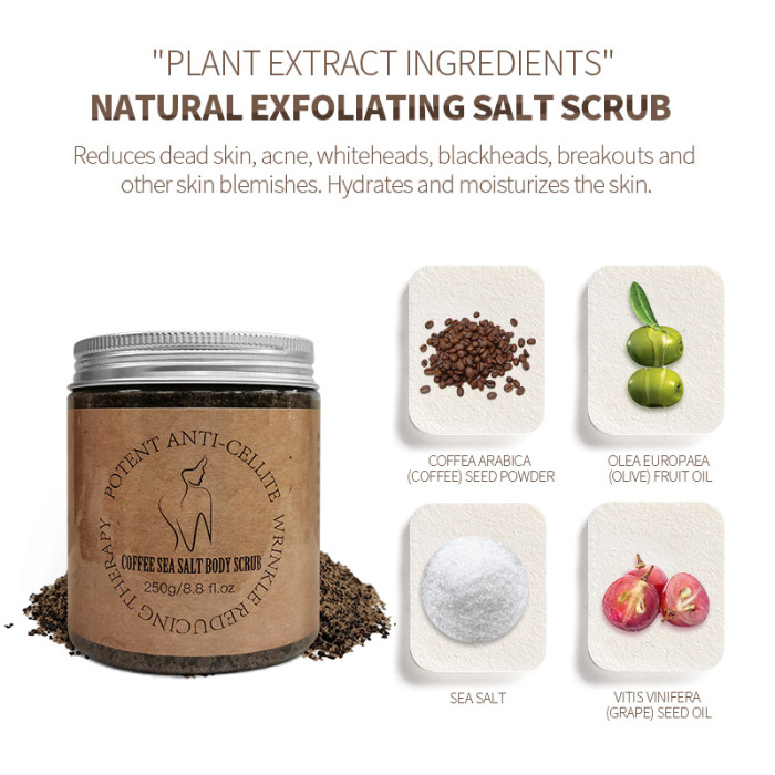 Coffee Sea Salt Body Scrub 250g