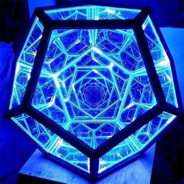【10%OFF】Infinite Dodecahedron Color Art Light