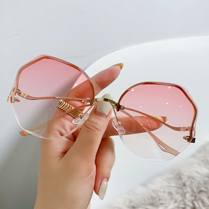 Luxury Round Gradient Sunglasses