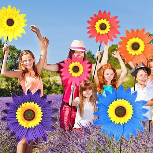Super Big Sales -50%Off-Sunflower windmill-for Decoration Outside Yard