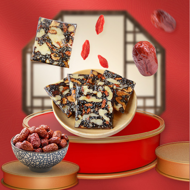 手工阿胶糕 Bánh gelatin da lừa thủ công